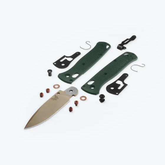 Benchmade 535TN-2601 Bugout Knife, Taiga Green Grivory