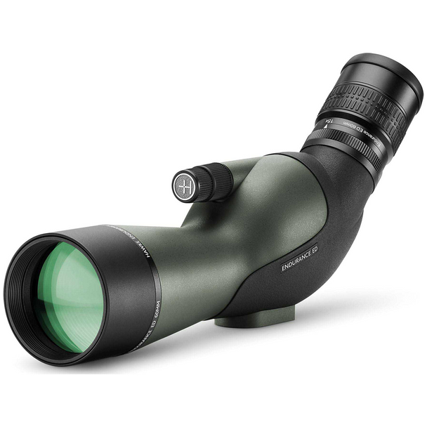 Hawke Endurance ED Compact 15-45x60 Spotting Scope: Angled
