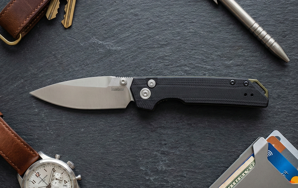 Kershaw Iridium Button Lock Knife, Model 3038