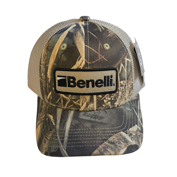 Benelli Trucker Hat: Realtree MAX-7 / Stone