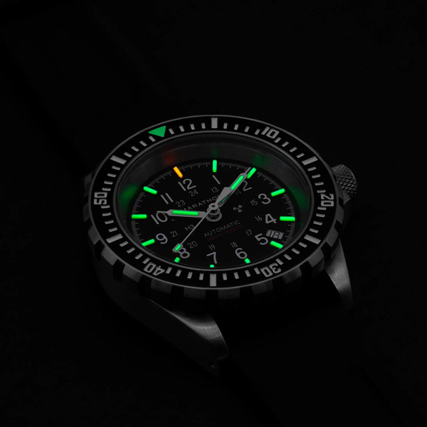 Marathon 41mm GSAR Diver's Automatic Type II: 3-Piece Rubber Strap (WW194006SS-0130)