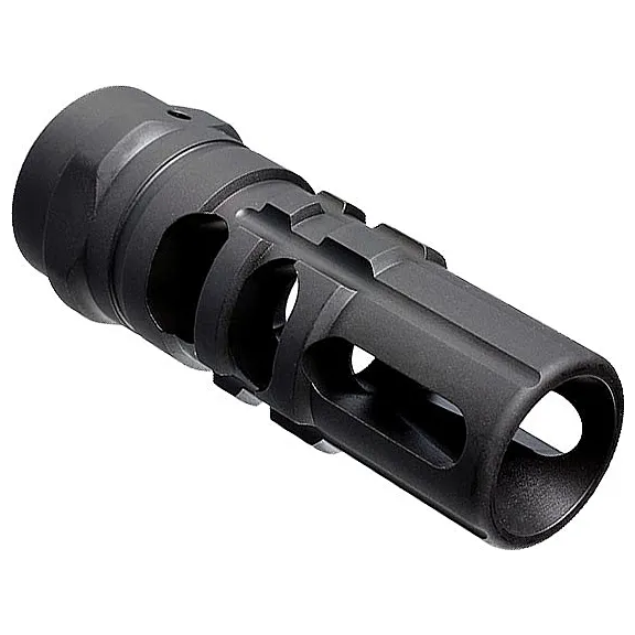 Strike Industries J-Comp Gen 2 1/2x28 Hybrid Brake: 22 Cal, Black