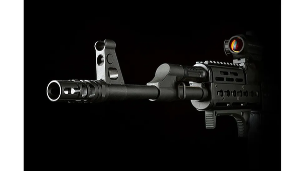 Strike Industries J-Comp Gen 2 1/2x28 Hybrid Brake: 22 Cal, Black