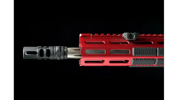 Strike Industries J-Comp Gen 2 1/2x28 Hybrid Brake: 22 Cal, Black