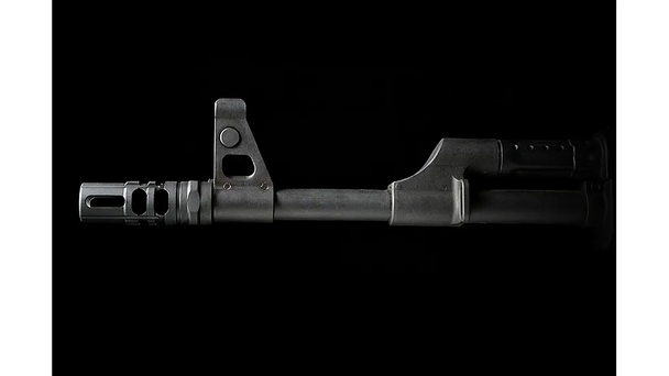 Strike Industries J-Comp Gen 2 1/2x28 Hybrid Brake: 22 Cal, Black