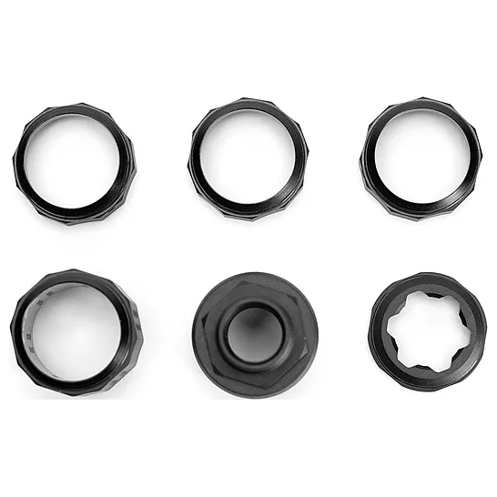 Strike Industries Pistol Linear 1/2-28 Compensator: 9mm, Black