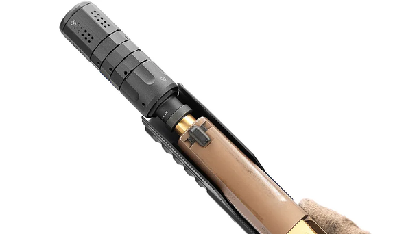 Strike Industries Pistol Linear 1/2-28 Compensator: 9mm, Black