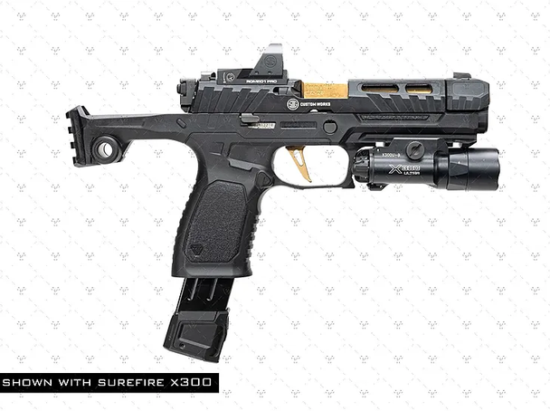 Strike Industries Strike Modular Chassis Bravo for SIG Sauer P320: Black