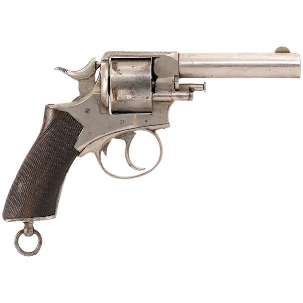Webley Antique Wm Moore & Grey Webley Revolver: 442 Webley, 4.5" Barrel, SER# 70118