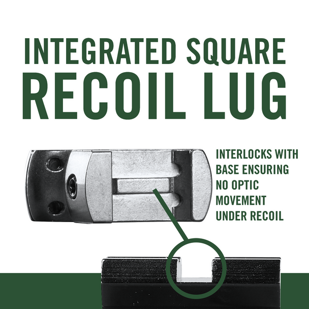 Weaver Grand Slam Rings: 1", High, Black, Weaver Style