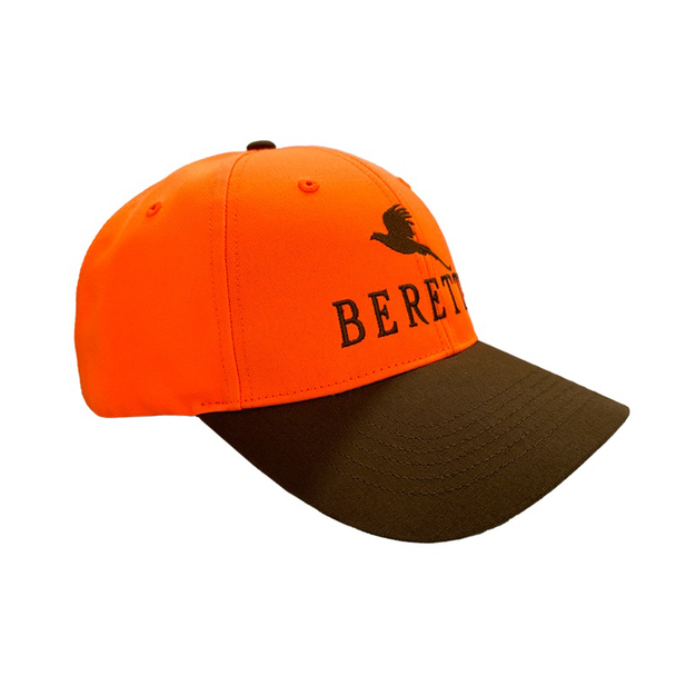 Beretta Pheasant Trucker Hat: Blaze Orange