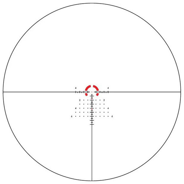 Vortex Optics Strike Eagle 1-10x24 FFP Riflescope: 30mm Tube, EBR-8 BDC (MRAD) Reticle, Model SE-11002