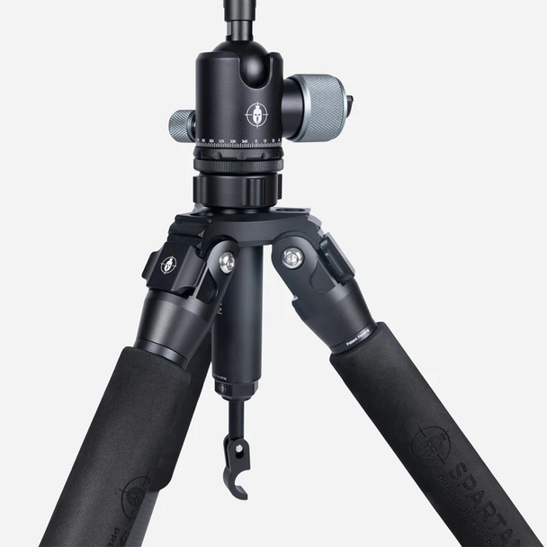 Spartan Precision Equipment Ascent Tripod Gen 2 w/ Davros Pro Head, Woodland