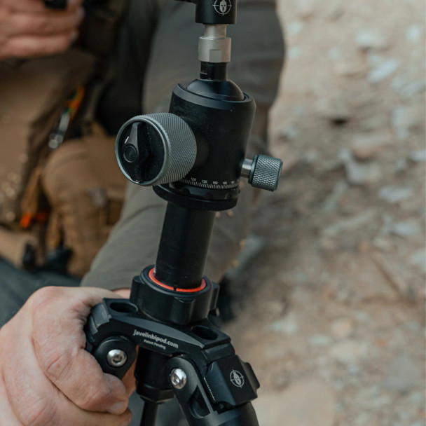 Spartan Precision Equipment Ascent Tripod Gen 2 w/ Davros Pro Head, Woodland