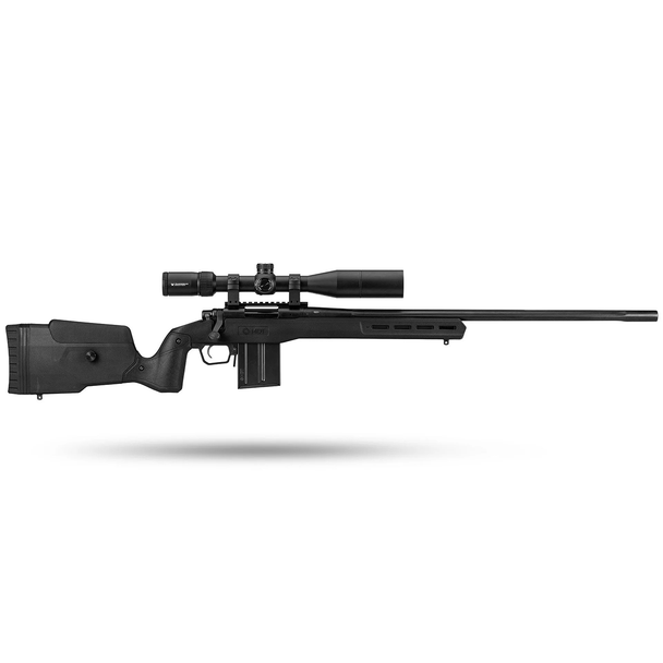 MDT Field Stock Chassis System, RH: Tikka T3/T3x LA, Black