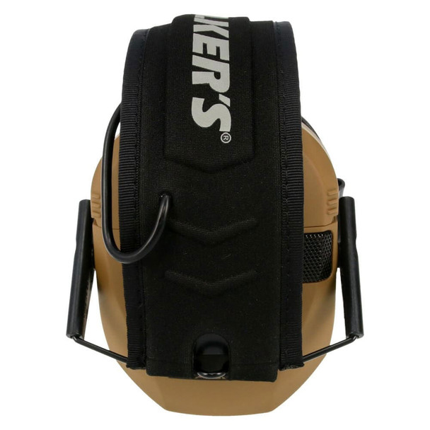 Walker's Razor Slim Electronic Muff: NRR 23 dB, Battle Brown