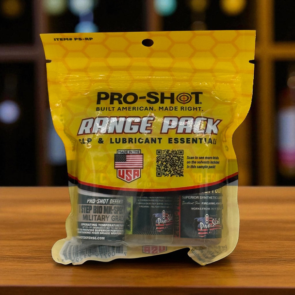 Pro-Shot Range Pack CLP & Lubrication: 2-Pro Gold Packets