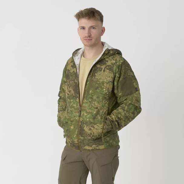 Helikon-Tex Reversible Wolfhound Hoodie Jacket, Pencott Wildwood / Pencott Snowdrift