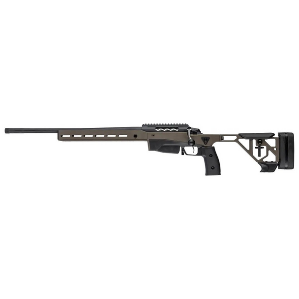 Tikka T3x Ace Game Left-Handed Rifle, Cerakote Midnight Bronze: 308 Win, 24.3" Barrel, Model TFTT2968B1TC9D3