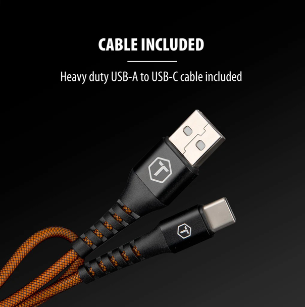 ToughTested Solar LED Power Bank: 10000mAh