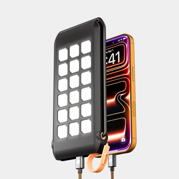 ToughTested Solar LED Power Bank: 10000mAh