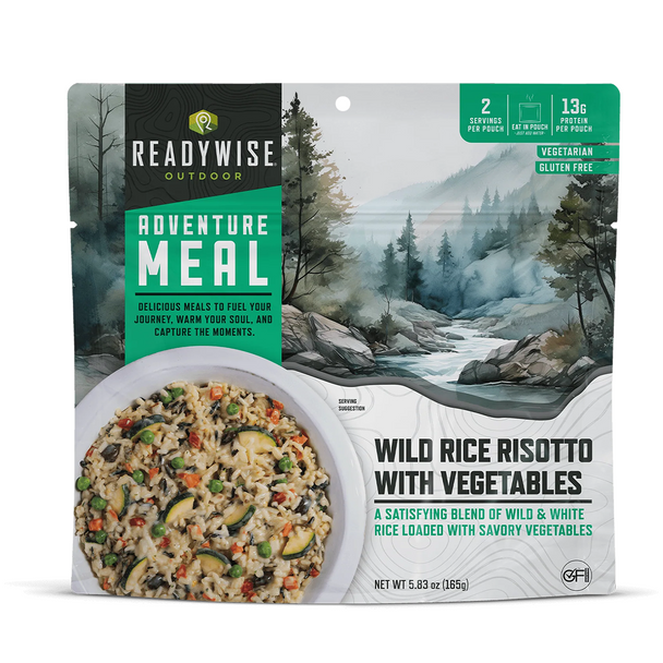 ReadyWise Adventure Meal, Wild Rice Risotto w/ Vegatables