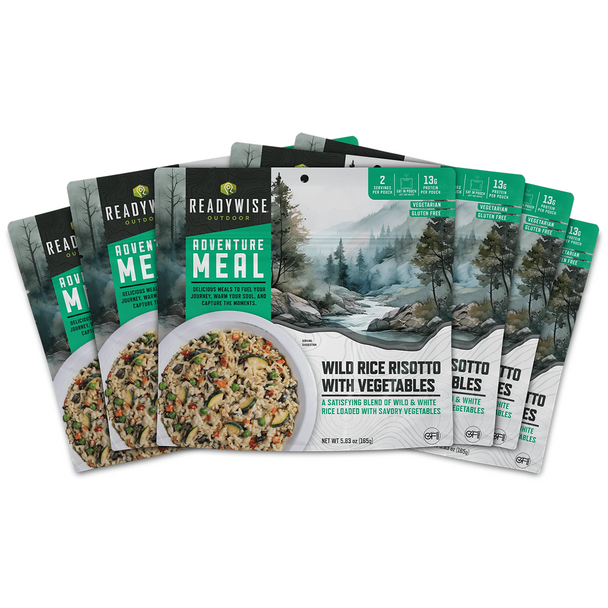 ReadyWise Adventure Meal, Wild Rice Risotto w/ Vegatables