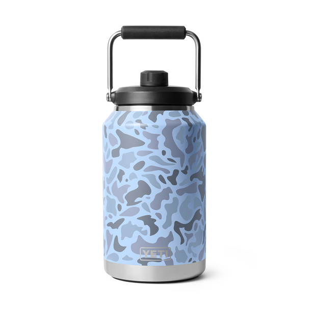 YETI Rambler Jug w/ MagCap Dock, 3.78 L / 1 gal: Blue Camo