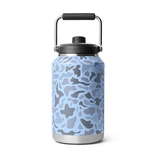 YETI Rambler Jug w/ MagCap Dock, 3.78 L / 1 gal: Blue Camo