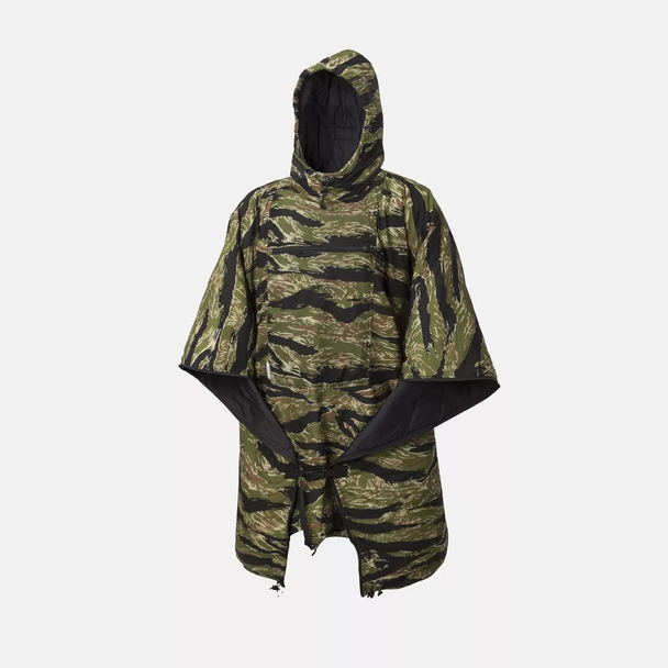 Helikon-Tex Swagman Roll Poncho, Windpack Nylon, Tiger Stripe / Black