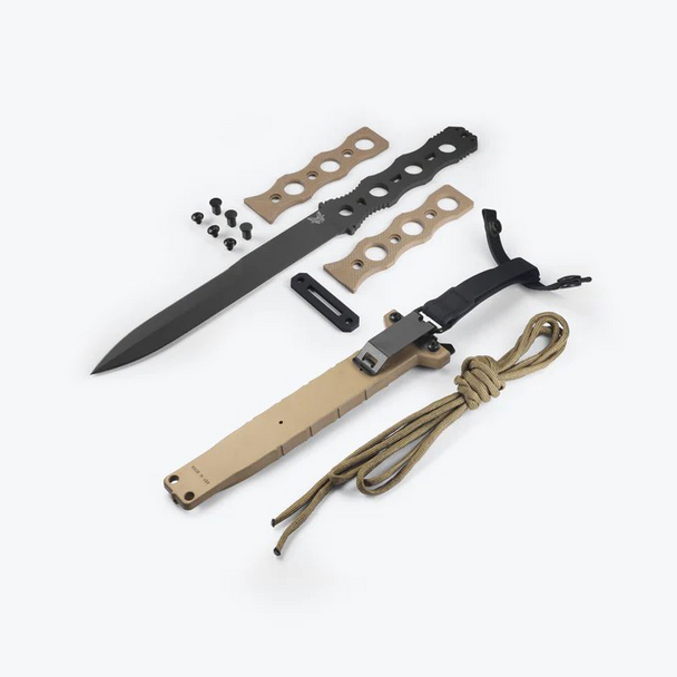 Benchmade 185BK-1 SOCP Fixed Blade | Desert Tan G10
