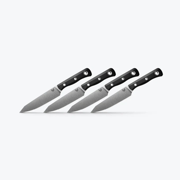 Benchmade 4001 Table Knife Set | Black G10