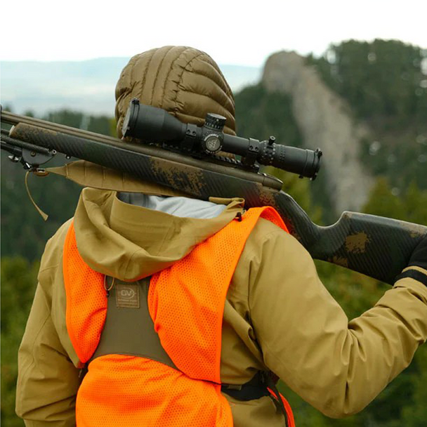 Peak 44 Bastion Wby Vanguard Stock, Green / Brown Sponge: Right Hand, Short Action, Proof Carbon Sendero Contour Barrel, Model 6069-K34