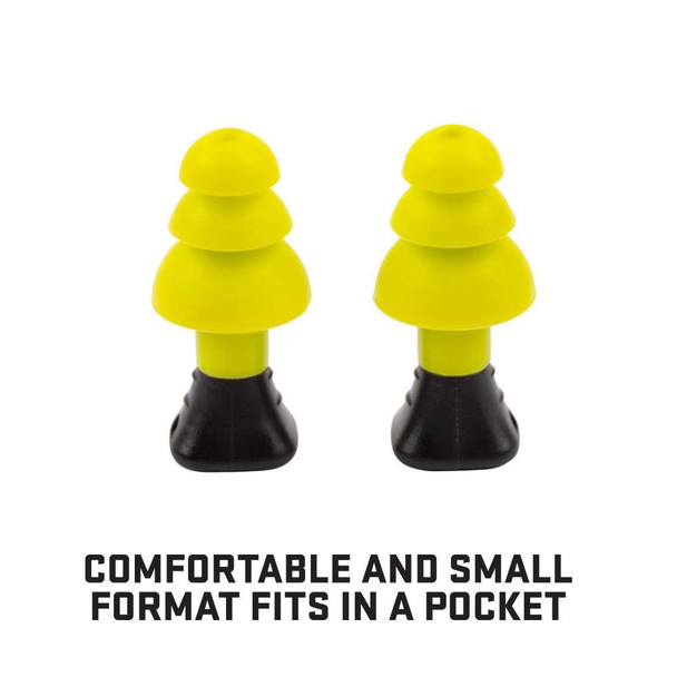 ULTRX Silicone Ear Plugs, Yellow: 5 Pairs