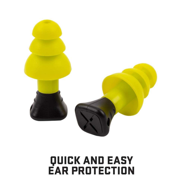 ULTRX Silicone Ear Plugs, Yellow: 5 Pairs