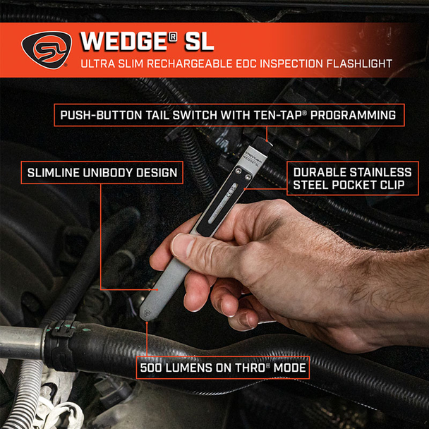 Streamlight Wedge SL Flashlight: Black