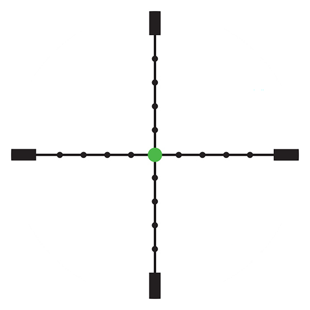 Trijicon Accupoint 2.5-12.5x42 SFP Riflescope: 30mm Tube, Mil-Dot Crosshair Reticle, Model TR26-C-200110