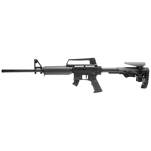 Derya TM22 Feather Rifle, Black: 22 LR, 18" Barrel, Model TM22-LITE-18