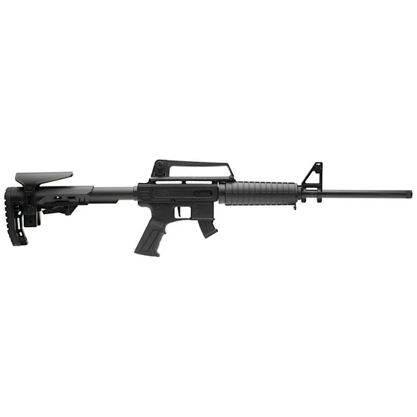 Derya TM22 Feather Rifle, Black: 22 LR, 18" Barrel, Model TM22-LITE-18
