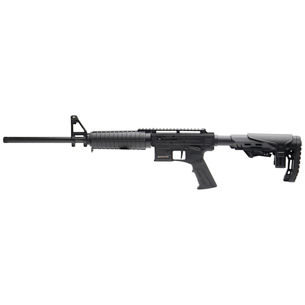 Derya TM22 Feather Rifle, Black: 22 LR, 18" Barrel, Model TM22-LITE-18