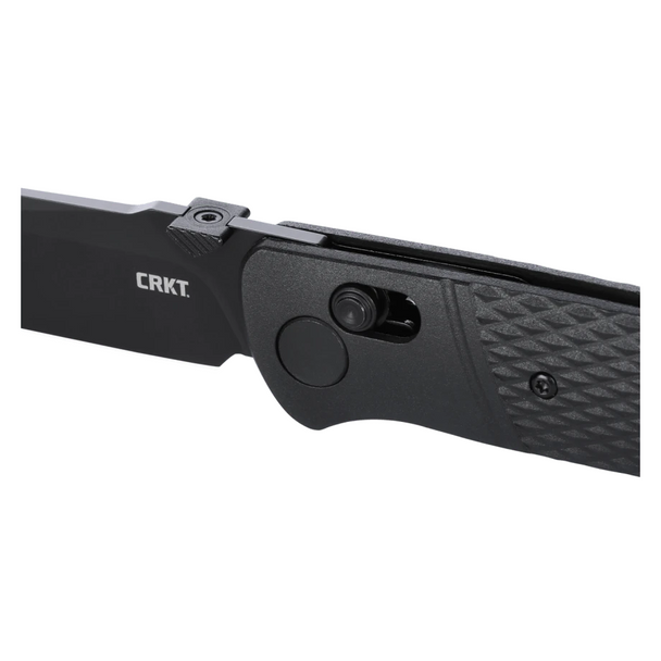 CRKT Counterpart Crossbar Lock, Black: Plain Edge, Oxide Blade, GRN Handle, Model K431KKP
