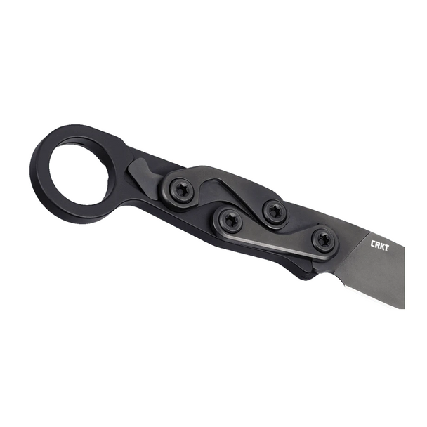 CRKT Provoke EDC, Tactical Morphing Knife: Drop Point, Plain Edge, Titanium Nitride Blade, Black Alum, Model 4050K