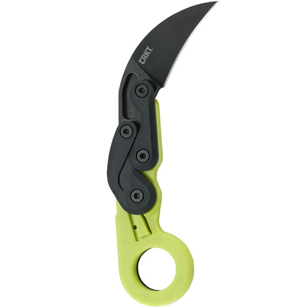 CRKT Provoke Grivory, Tactical Morphing Karambit Knife: Plain Edge, Stonewash Blade; Zap Grivory Handle, Model 4041G