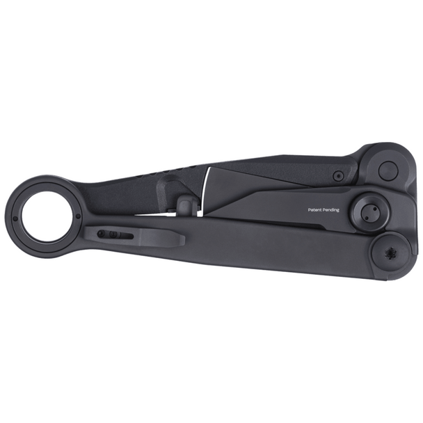 CRKT Provoke X, Tactical Morphing Axe, Black: w/ Spike, Plain Edge, Titani Nitride Blade, SS w/ GRN, Model 4141KX