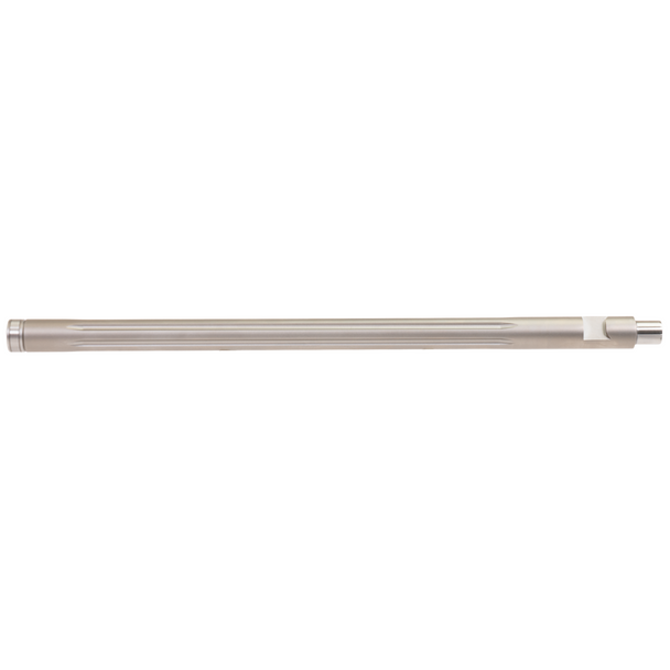 KIDD 22 LR Fluted Stainless Steel Bead Blasted Barrel: 18", 1/2x28 Threaded, Heavy Bull Contour
