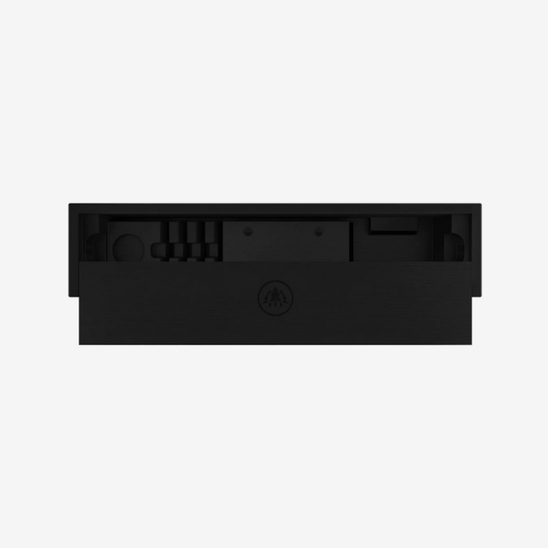 HORL 3 Storage Box: Black Painted Ash Wood