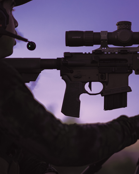 Die Free Co AR15 Kung Fu Grip, Black: 12° Grip Angle