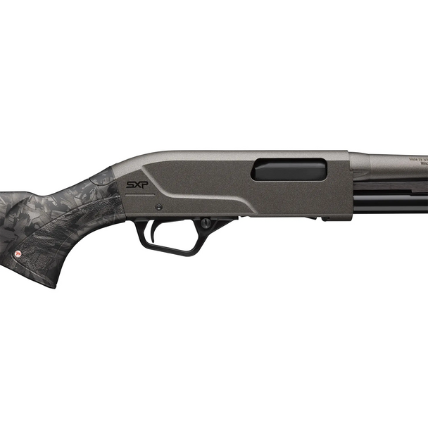 Winchester SXP Hybrid Defender, Forged Carbon Shotgun: 12 Gauge-3", 18" Barrel, Model 512458395
