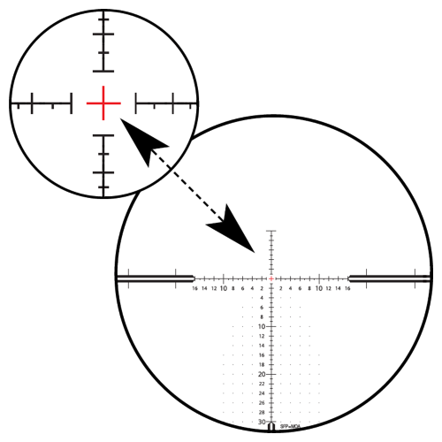 ZEISS Conquest V4 4-16x50 SFP Riflescope: 30mm Tube, #64 ZMOAi-T30 Illuminated Reticle, Model 522945-9964-090