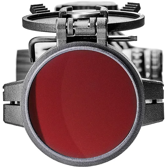 ZEISS Flip-Up & Fold-Flat Lens Cover for V4 / V6 / LRP S5: 50mm Objective, Model 2560-472